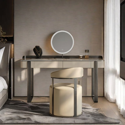 Commode à panneaux Rock Light Light Luxury