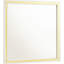 4 chambres pour grand lit, lit beige, commode blanche et table de chevet - grand lit classique, construction sculptée, miroir