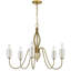 Lustre en métal 5 lumières Kalamaria