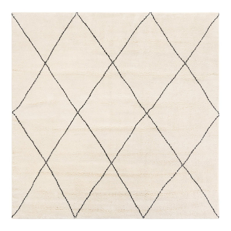 Ans Wool Indoor Rug, Square 7'10"