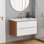 Meuble-lavabo mural 32 po avec lavabo 3 trous