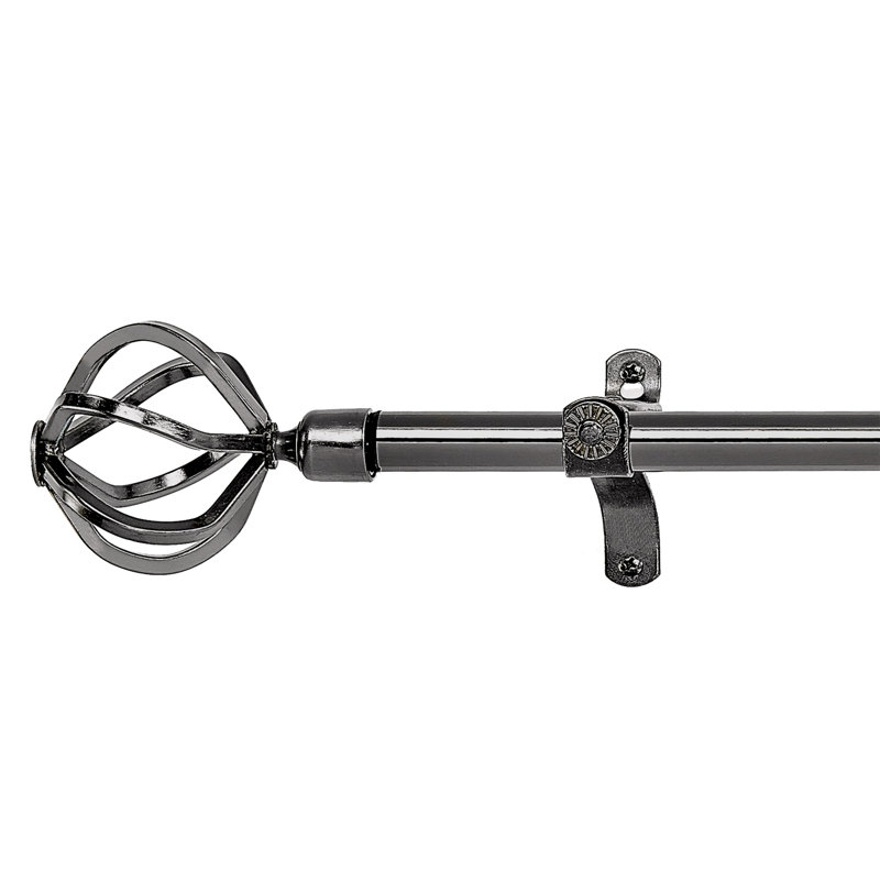 Single Curtain Rod, 66" - 120"