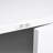 White Metal Office File Cabinet With Adjustable Partition & 360 Rotation Wheels Mobile Storage --678477260
