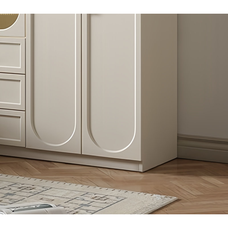Classic Cream White Wardrobe