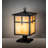 Rustic Lodge Seeded Pier Mount Light