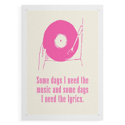 Sweet Melody II -Canvas Print Only - NOT FRAMED