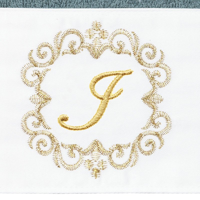 Winston Porter 100% Turkish Cotton MONICA 2PC Embellished Hand Towel Set, I