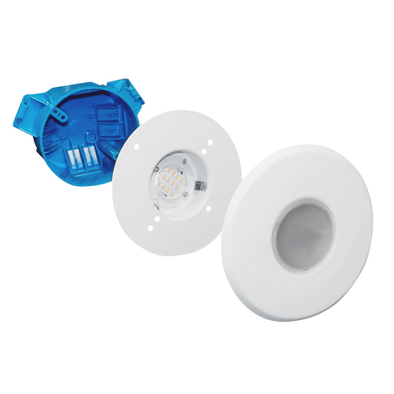 Ensemble d'éclairage DEL encastré SureFit 5,25 po 2700 K, Blanc
