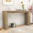 Elegant Waterfall Edge Console Table with Hidden Drawers-1569937677