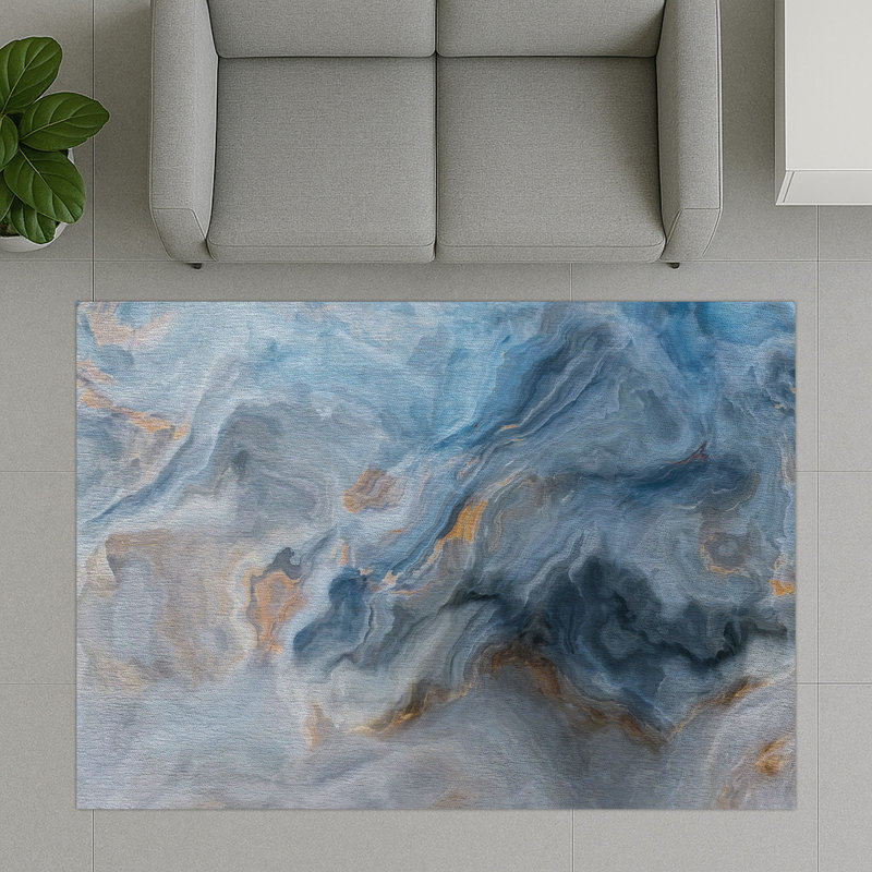 Abstract Area Rug, Rectangle 140 x 200 cm