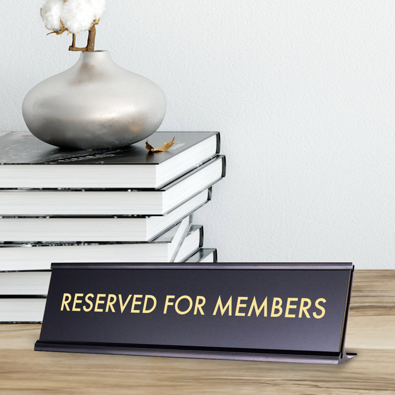Desk Sign