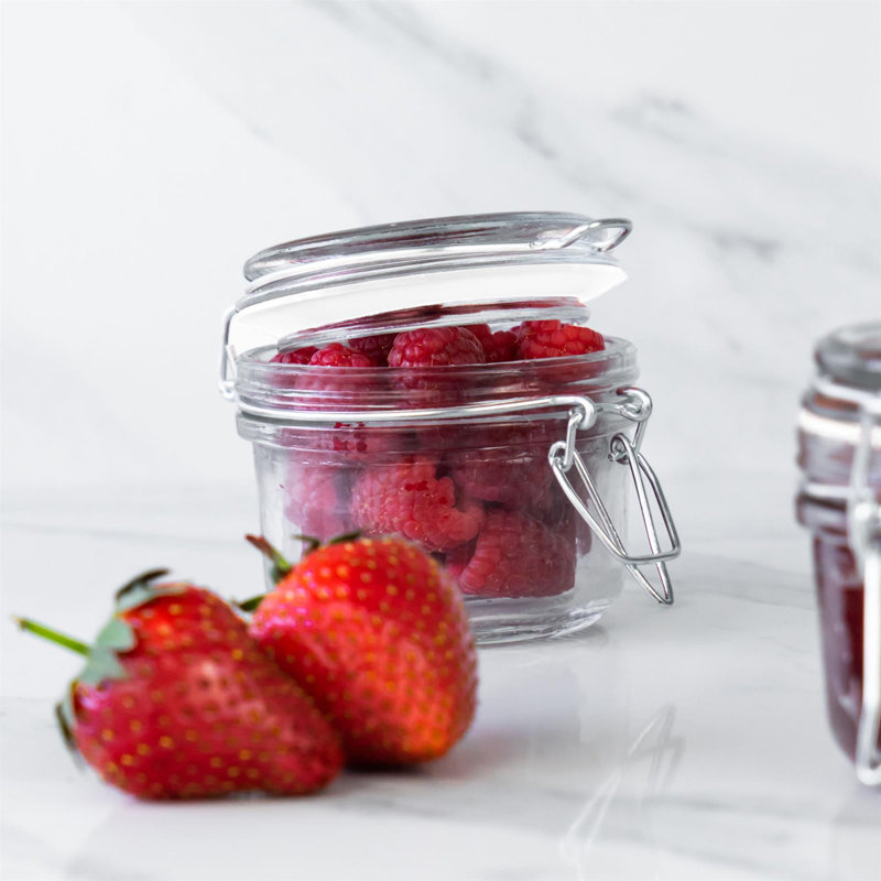 Argon Tableware - Glass Storage Jars - Large, White