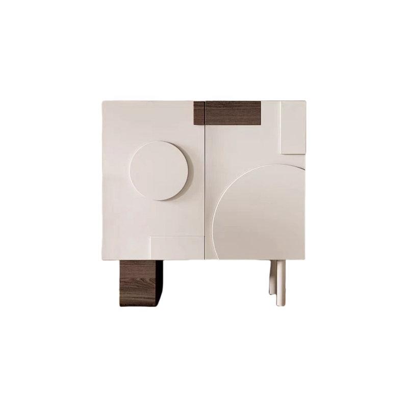 Armoire décorative française simple, Blanc