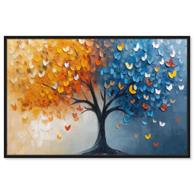 «Butterfly Dream Tree II», art coloré sur toile par Art Remedy