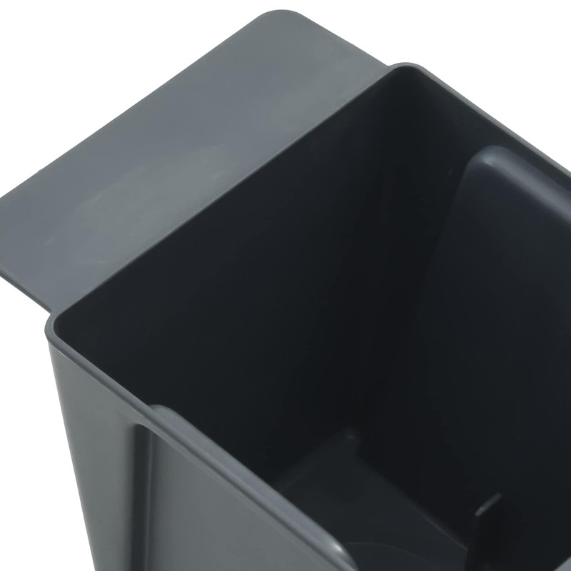 Planter, 9.5cm H x 13.5cm W x 9cm D, Grey