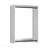 White Wall Mounted Wood Closet System