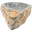 Novatto 17'' Grey Stone Specialty Bathroom Sink