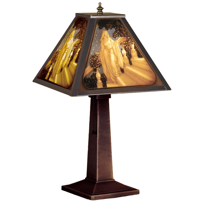 Lampe d'appoint en porcelaine 18,5 po Maxfield Parrish Cinderella