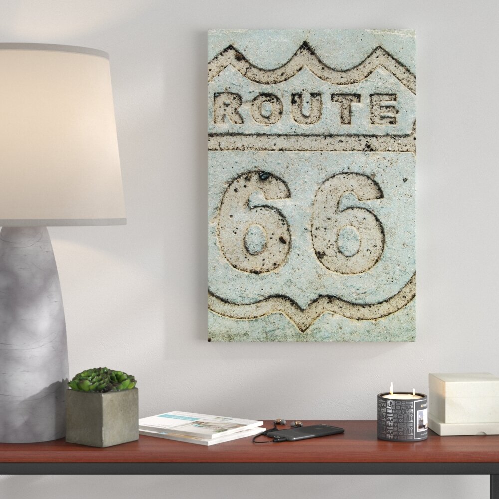 Leinwandbild Route 66, Fotodruck