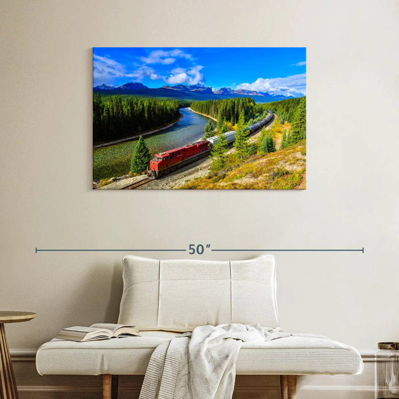Mehar Morant's Curve Train, 26" H x 39" W