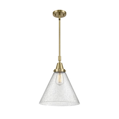 Luminaire suspendu conique à 1 lumière Aleaha