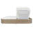 Outdoor Daybed, Patio Rattan Daybed with 5-Position Adjustable Backrest and Removable Cushions&Pillows-1606844329