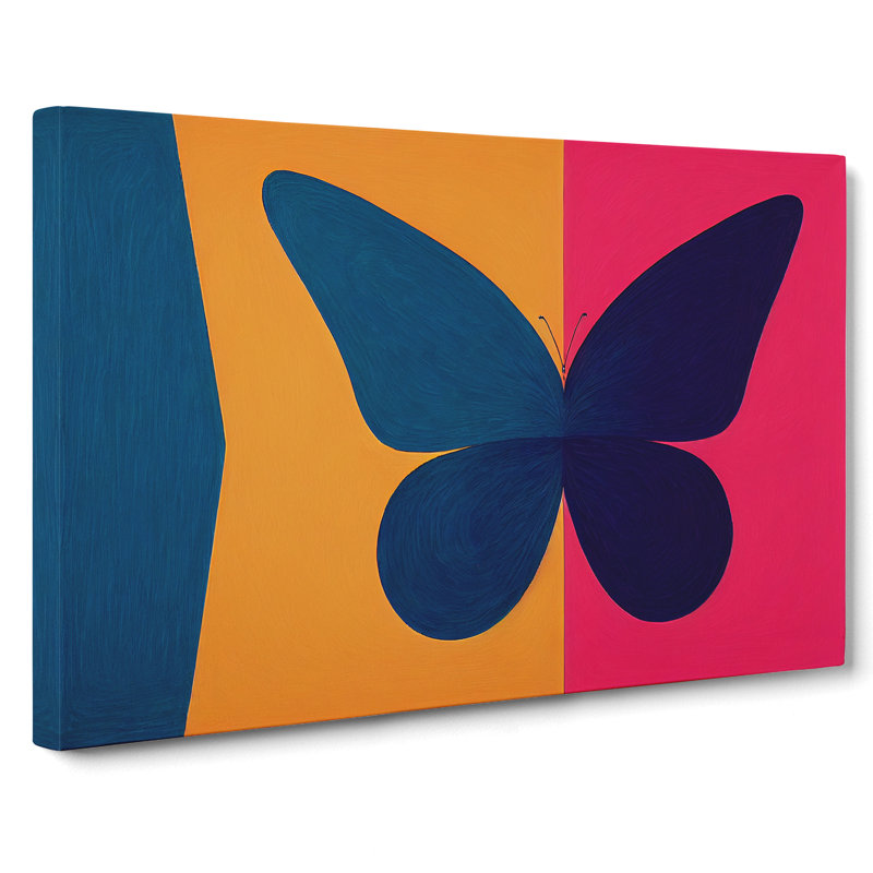 Butterfly Abstract Art Vol.2 - Wrapped Canvas, 50cm H x 76cm W x 3cm D