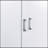 Tall Bathroom Storage Cabinet, Cabinet With Two Doors And Drawers, Adjustable Shelf, MDF Board, White, Two Packages