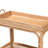Bartolome Lombok Modern Bohemian Rattan Wine Cart