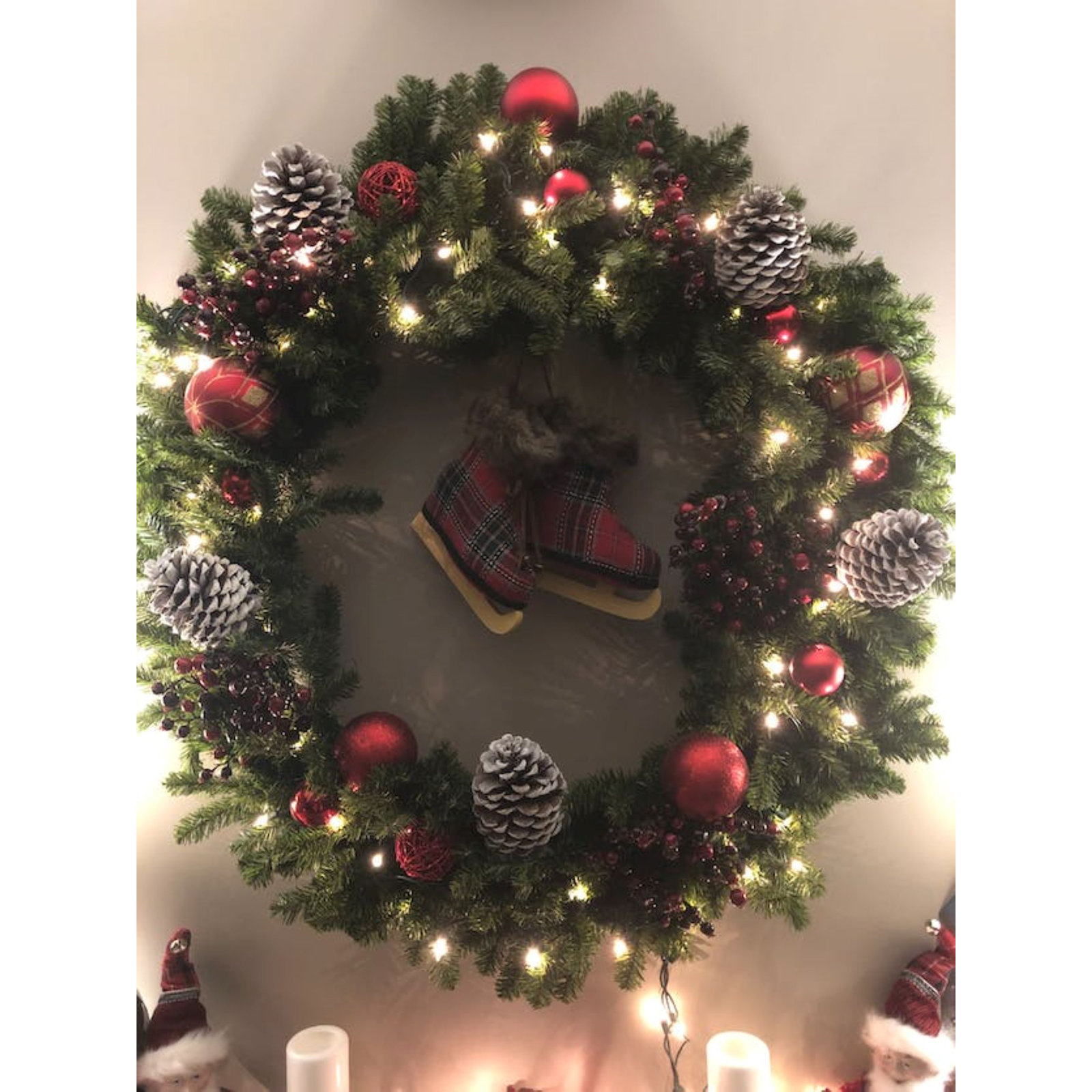 Northlight Seasonal 36" Pine Wreath, 20" H x 20' W x 5" D