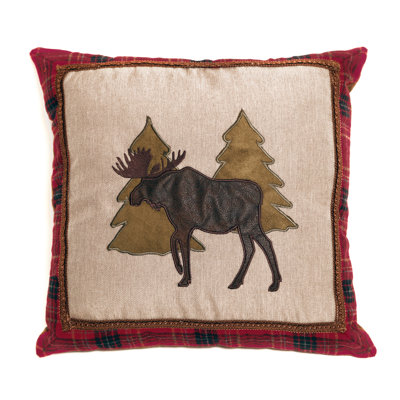 Coussin Moose and Trees