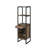 Narik Weathered Oak Finish Wine Rack
