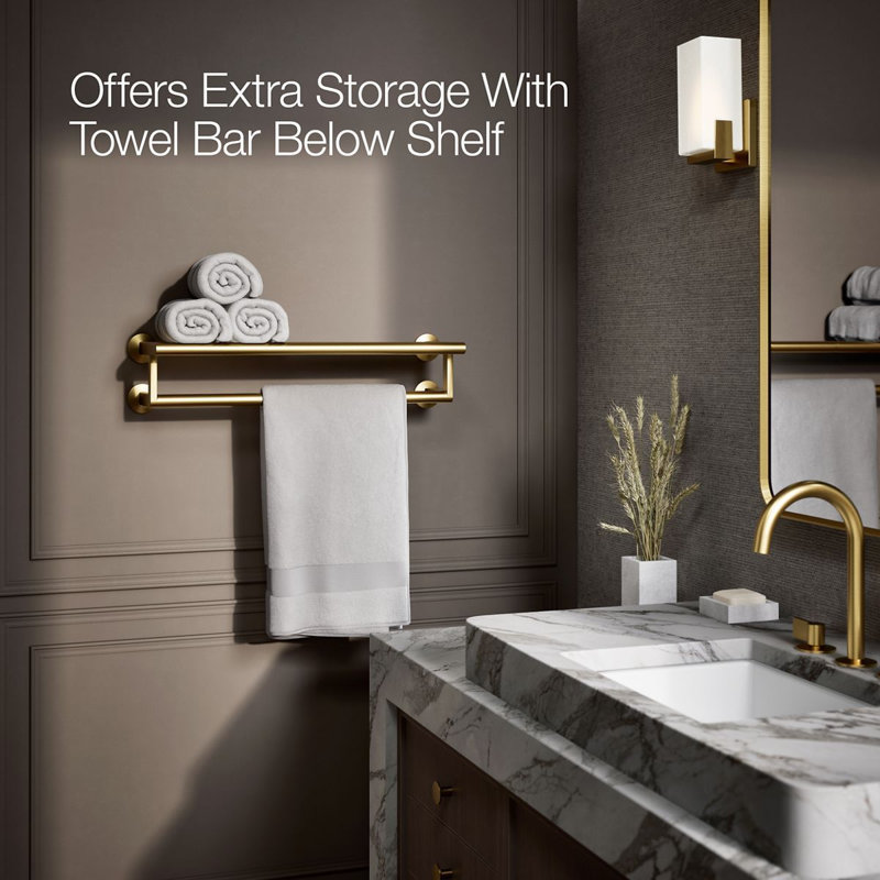Components™ Hotelier, Vibrant Brushed Moderne Brass