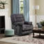 Fauteuil de massage inclinable manuel chauffant de 35,8 po de largeur (ensemble de 2)-1815192060