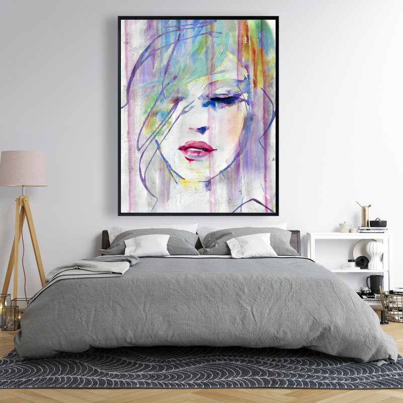 Beauté abstraite, reproduction sur toile, H 60 po x l 48 po