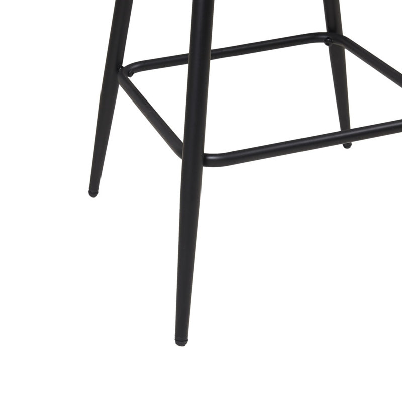 Tabouret de comptoir rotatif gris en similicuir avec base en métal, capacité de 300 lb, rotatif à 360 degrés requis pour l'assemblage de l'îlot de cuisine, hauteur du siège, gris, capacité