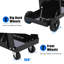 Welding Cart 3 Tier Welding Carts for Mig Welder with Wheels and Tank Storage Safety Chains Weight Capacity 220 LBS