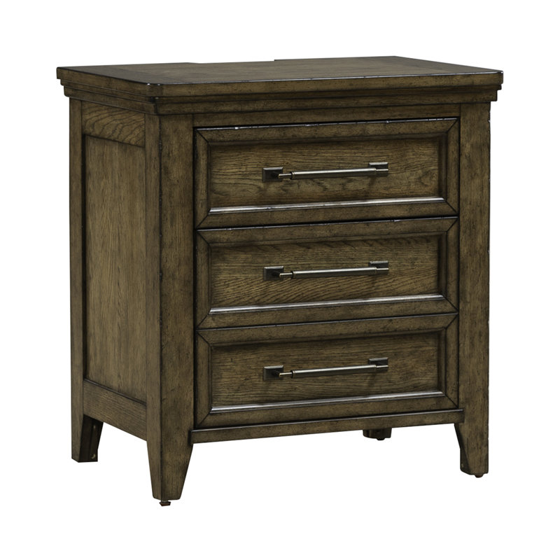 Gertraute Nightstand w/ Charging Station