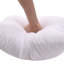 Cotton White Square Cushion