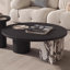 Round simple multi-functional tea table