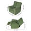 102cm Wide Chenille Rocker Standard Recliner