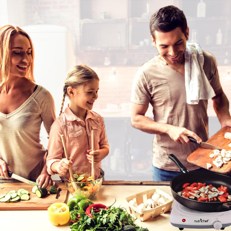 NutriChef Electric Single Hot Plate
