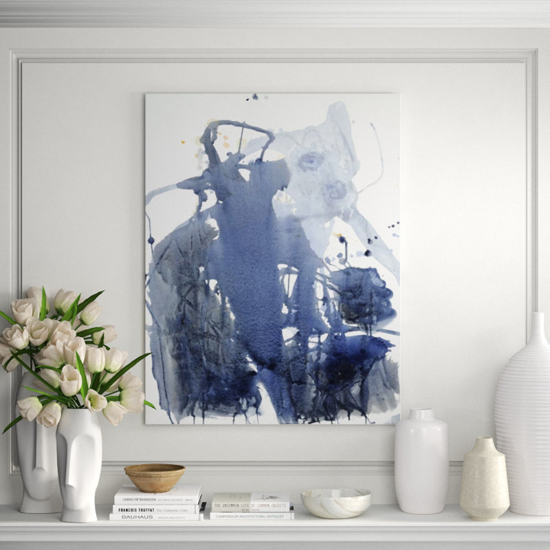 Watermarks III Painting by Zach Dryz, 48" H x 36" W x 1.5" D, Outdoor
