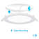 6" Ultra Slim 3000K LED Canless Recessed Lighting Kit