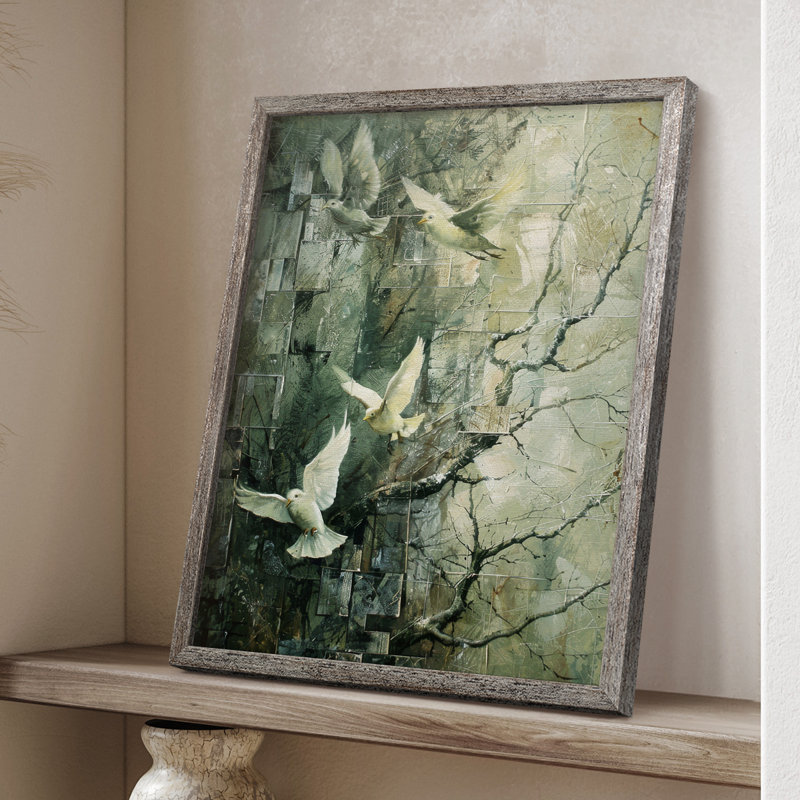 ANIMALS Series XLIV, reproduction encadrée - bois massif, H 15 po x l 12 po