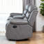 Causeuse en similicuir 68,89 po avec inclinable et haut-parleurs Bluetooth-116403599
