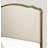 Marlo Solid Wood Arched Headboard Upholstered Bed-1709090449