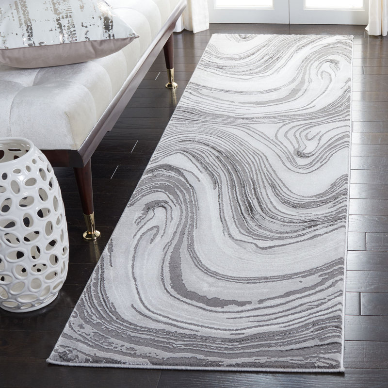 Priam Performance Abstract Rug, Runner 2'3" x 8'
