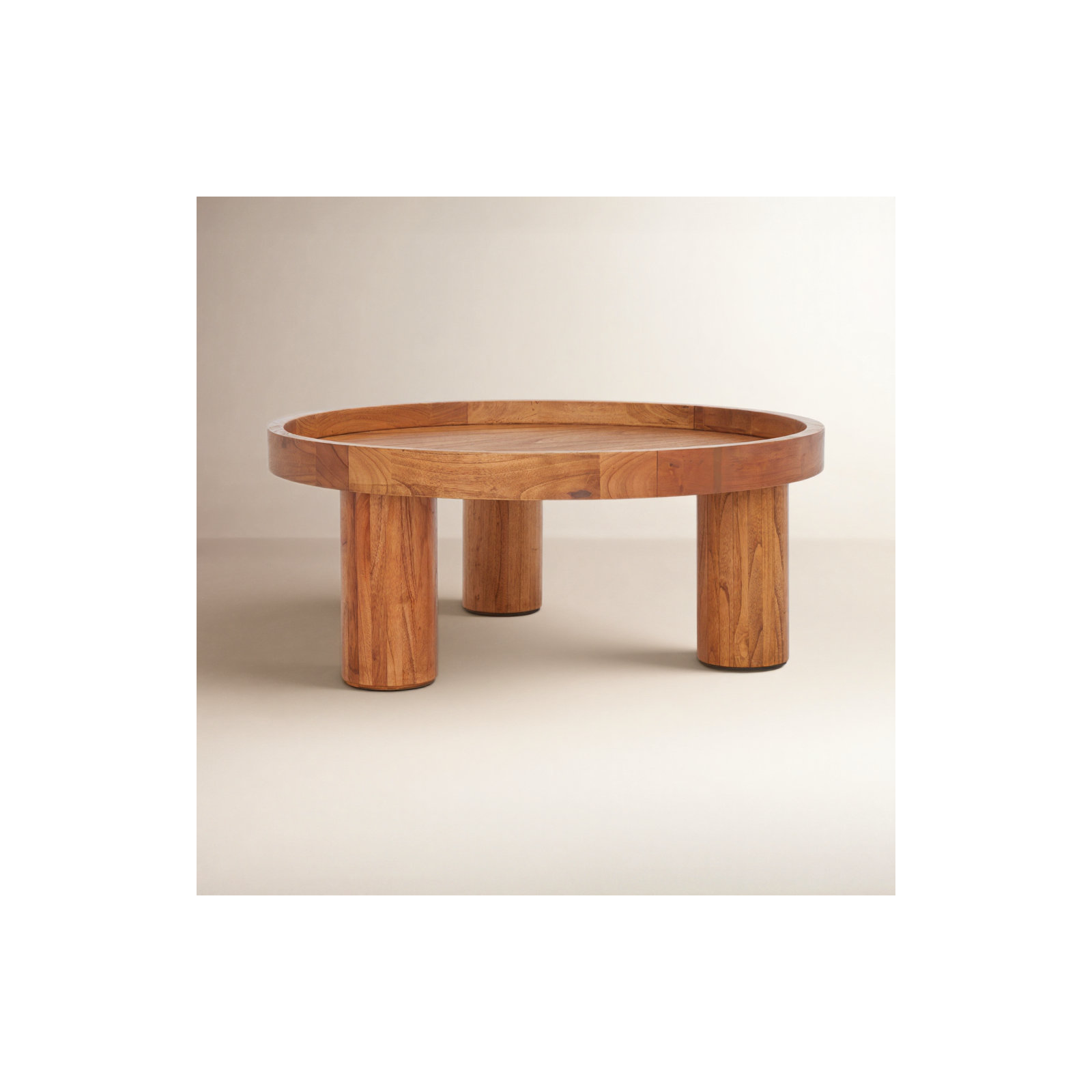 Eleanne Single Coffee Table, Brown