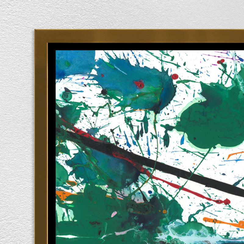 Winding Colours IX Painting by Danielle Davis, Image Brush Gel